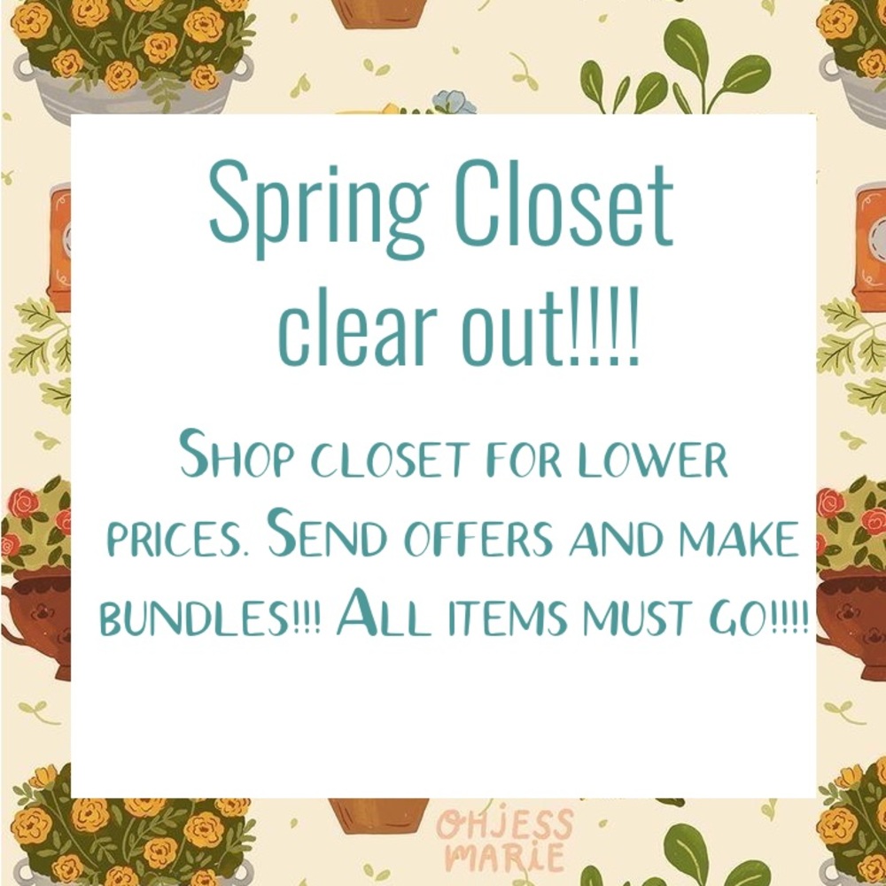 Spring Closet Clear Out!!!!!!